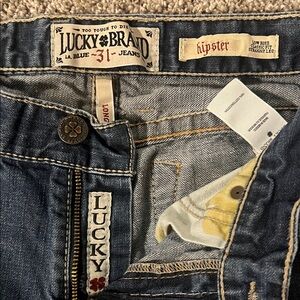 (Long) Lucky Brand Dark Blue Hipster Jeans